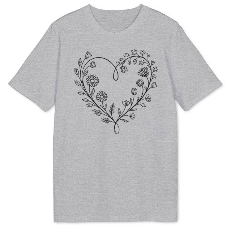 Blumenherz Bio T-Shirt - Wild Spirit