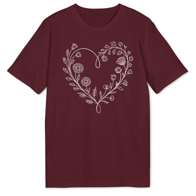 Blumenherz Bio T-Shirt - Wild Spirit