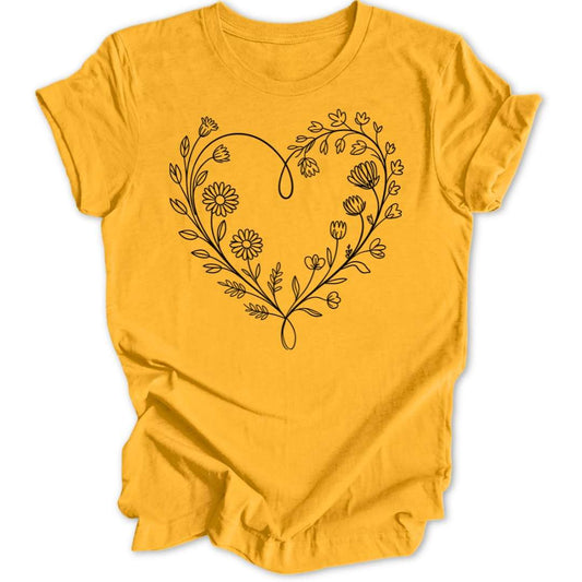 Blumenherz Unisex T-Shirt - Wild Spirit