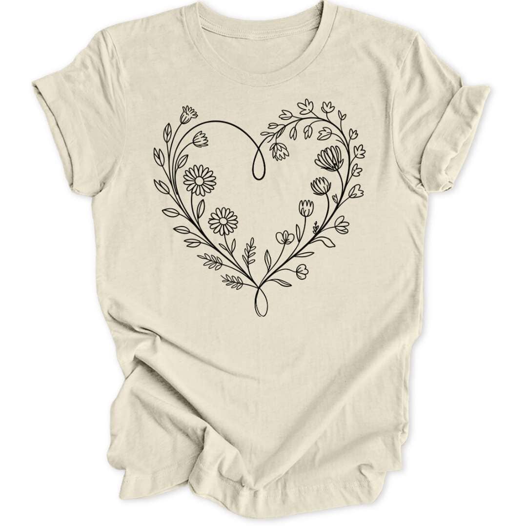 Blumenherz Unisex T-Shirt - Wild Spirit
