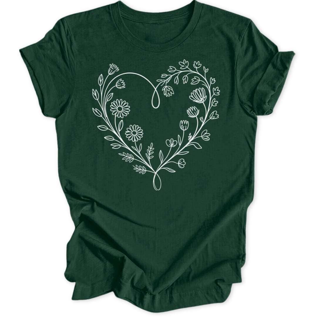 Blumenherz Unisex T-Shirt - Wild Spirit