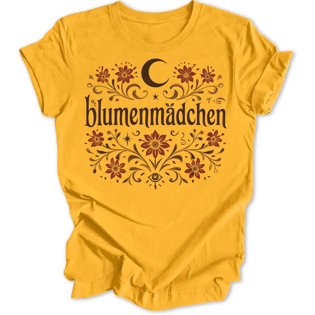 Blumenmädchen Mond Unisex T-Shirt - Wild Spirit