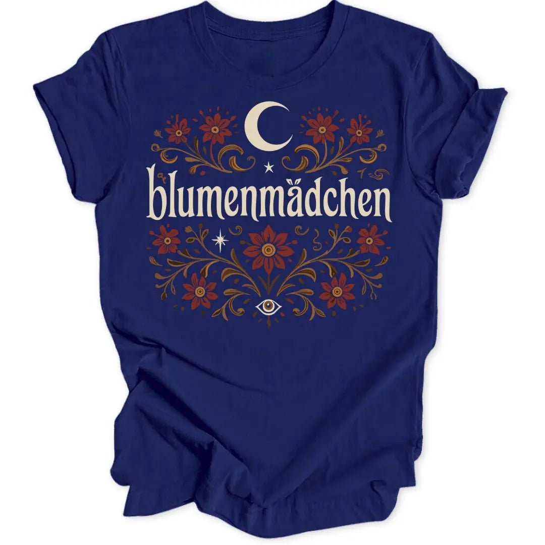 Blumenmädchen Mond Unisex T-Shirt - Wild Spirit