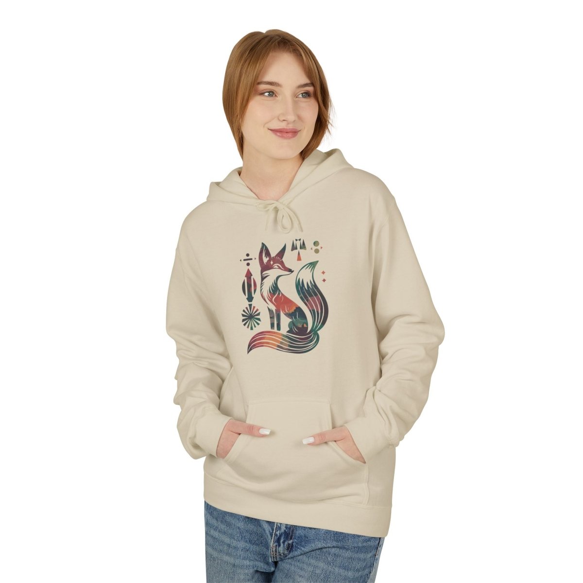 Boho Fox Unisex Hoodie - Wild Spirit