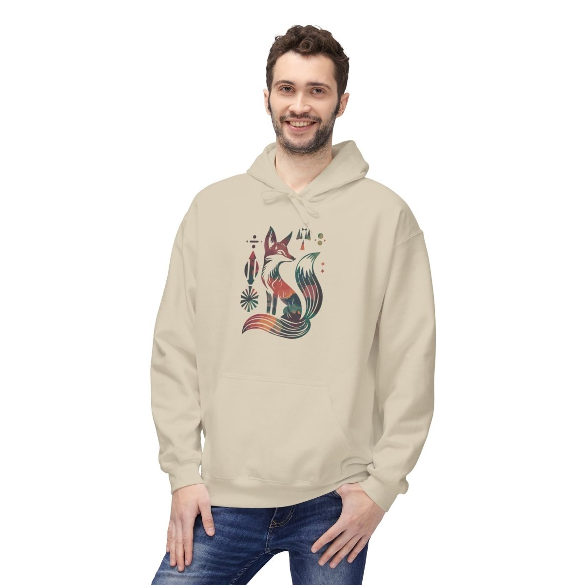 Boho Fox Unisex Hoodie - Wild Spirit