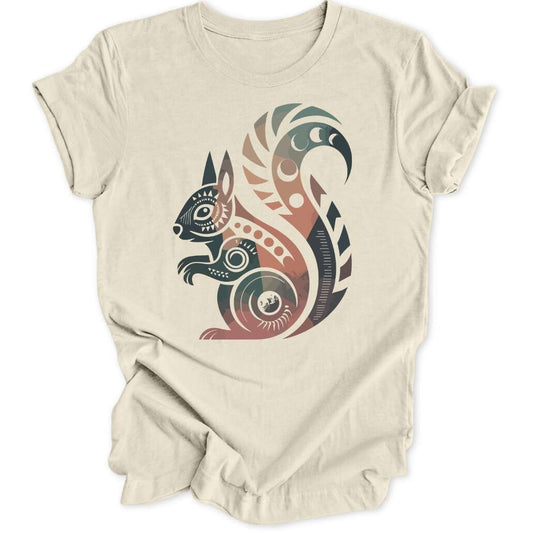 Boho Squirrel Unisex T-Shirt - Wild Spirit