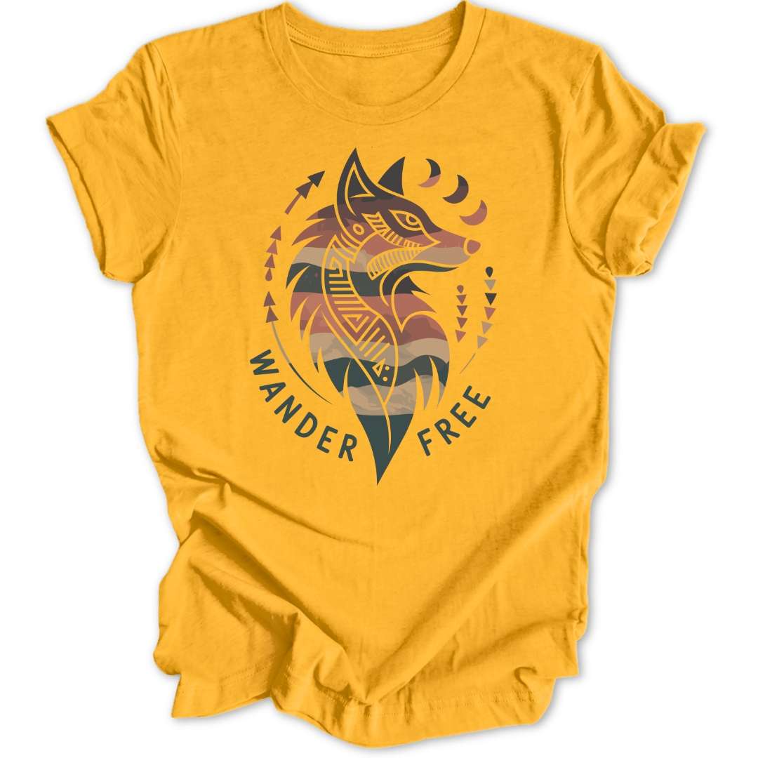 Boho Wolf Unisex T-Shirt - Wild Spirit