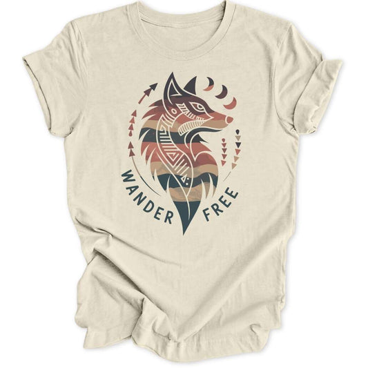 Boho Wolf Unisex T-Shirt - Wild Spirit