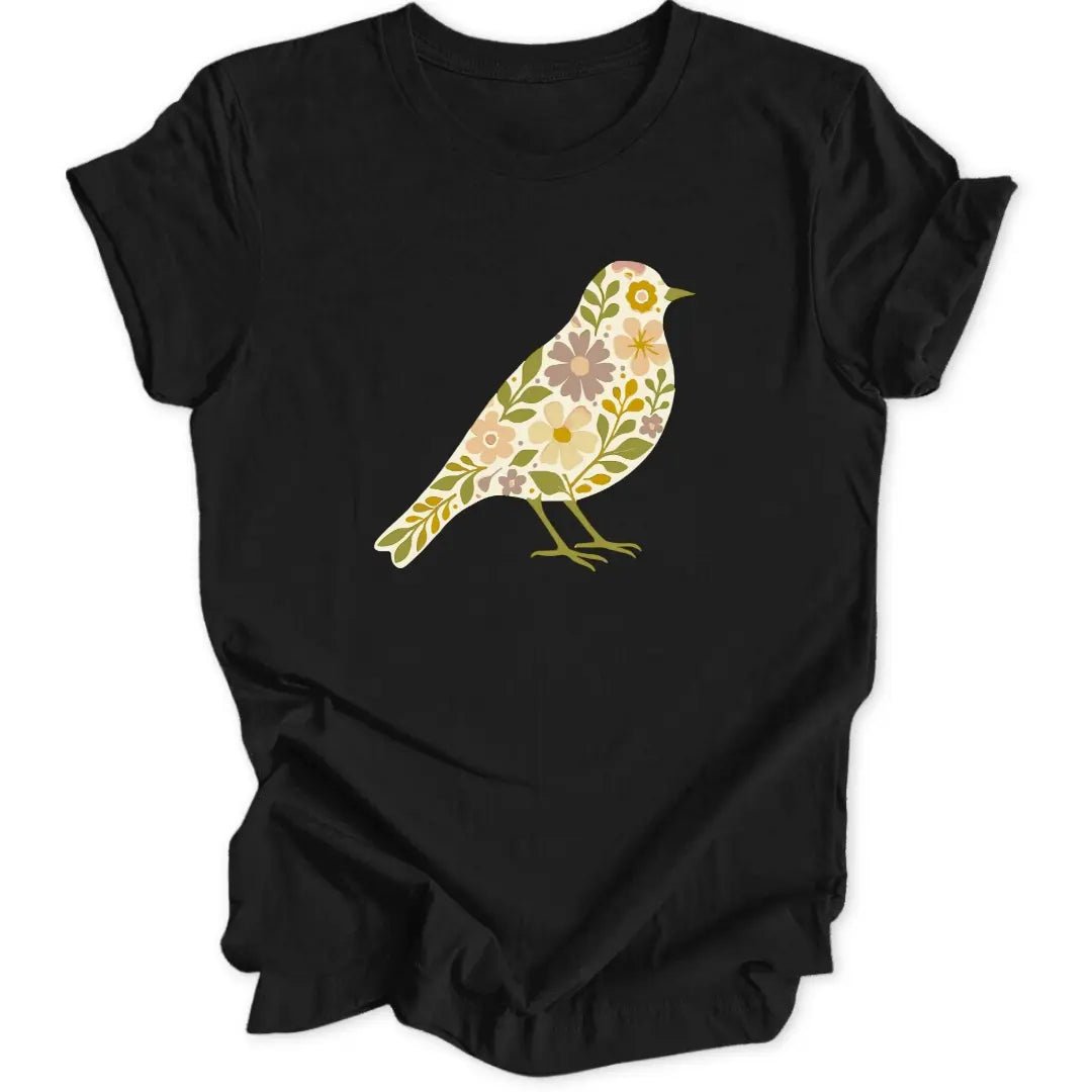 Botanical Bird Unisex T-Shirt - Wild Spirit