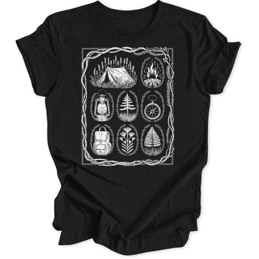 Botanical Camping Unisex T-Shirt - Wild Spirit