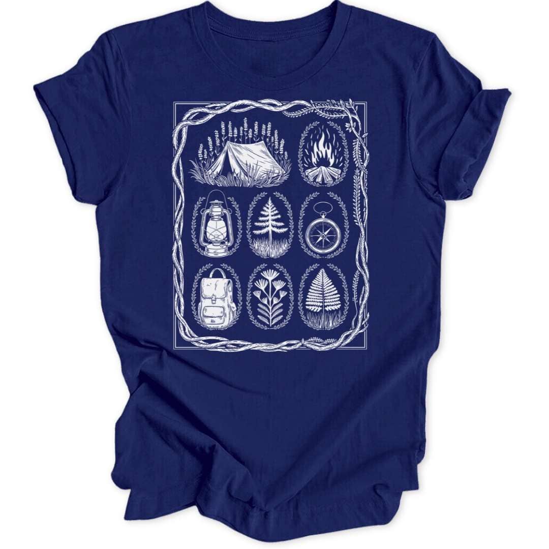 Botanical Camping Unisex T-Shirt - Wild Spirit