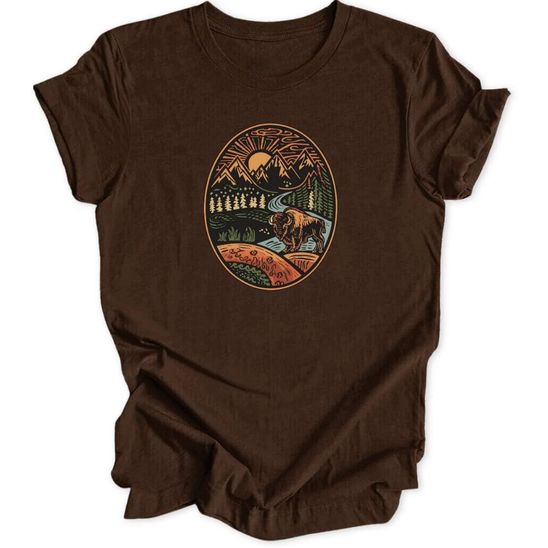 Buffalo Badge Unisex T-Shirt - Wild Spirit