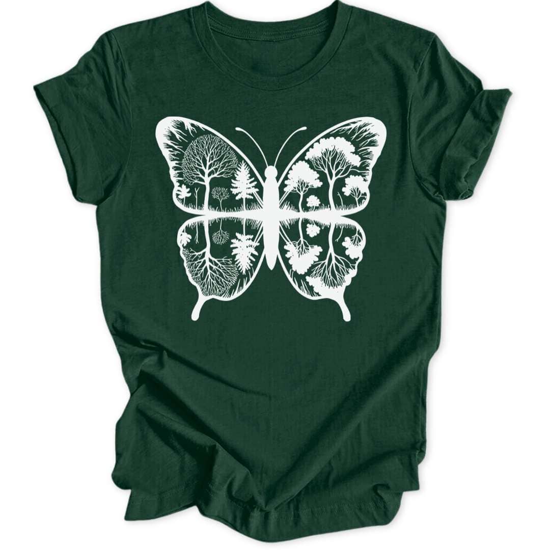 Butterfly Mirror Unisex T-Shirt - Wild Spirit