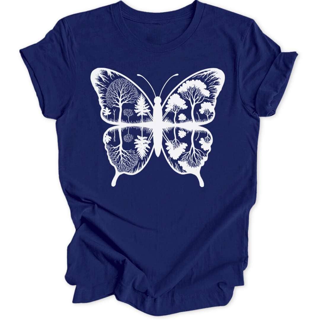 Butterfly Mirror Unisex T-Shirt - Wild Spirit