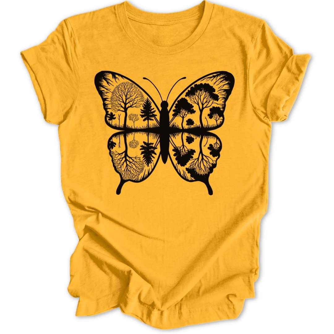 Butterfly Mirror Unisex T-Shirt - Wild Spirit