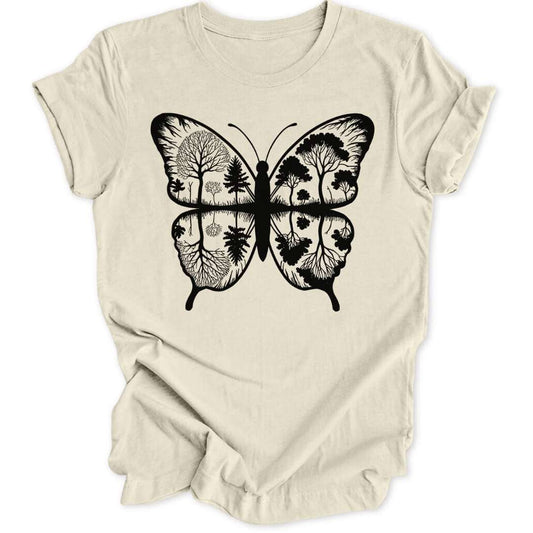 Butterfly Mirror Unisex T-Shirt - Wild Spirit