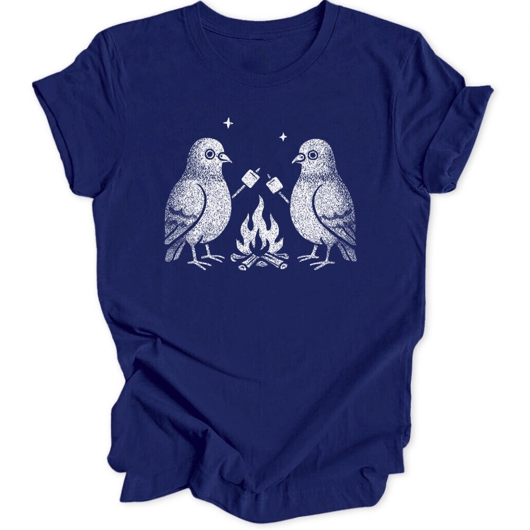 Campfire Birds Unisex T-Shirt - Wild Spirit