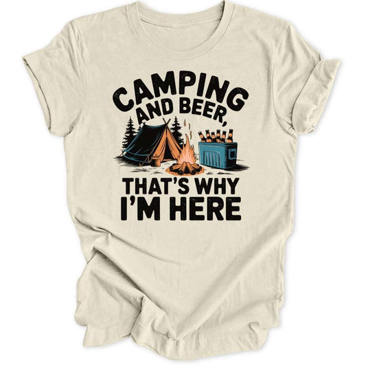 Camping & Beer Unisex T-Shirt - Wild Spirit