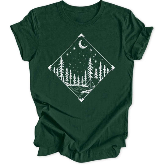 Camping Diamond Unisex T-Shirt - Wild Spirit