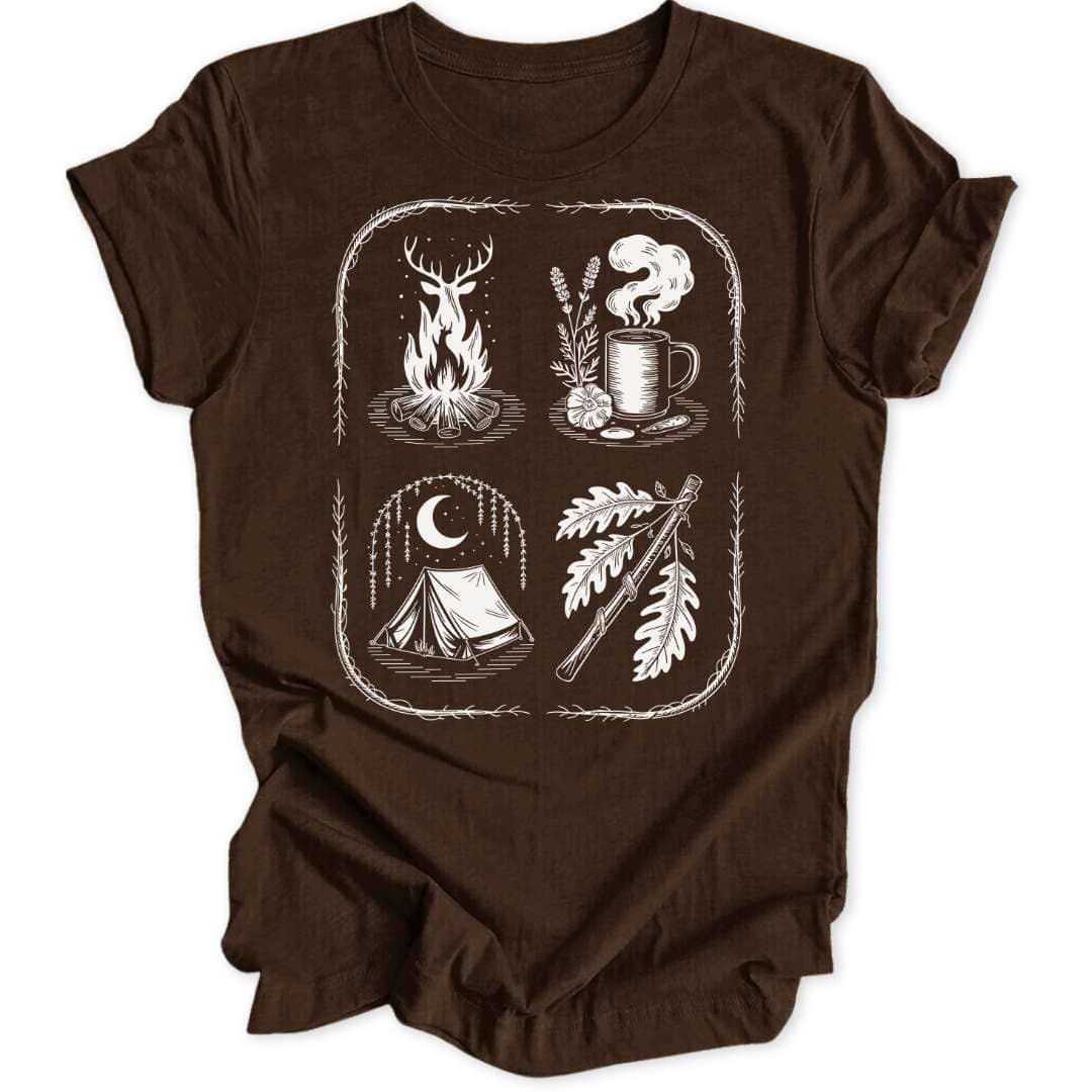 Camping Goodies Unisex T-Shirt T-Shirt Braun / S