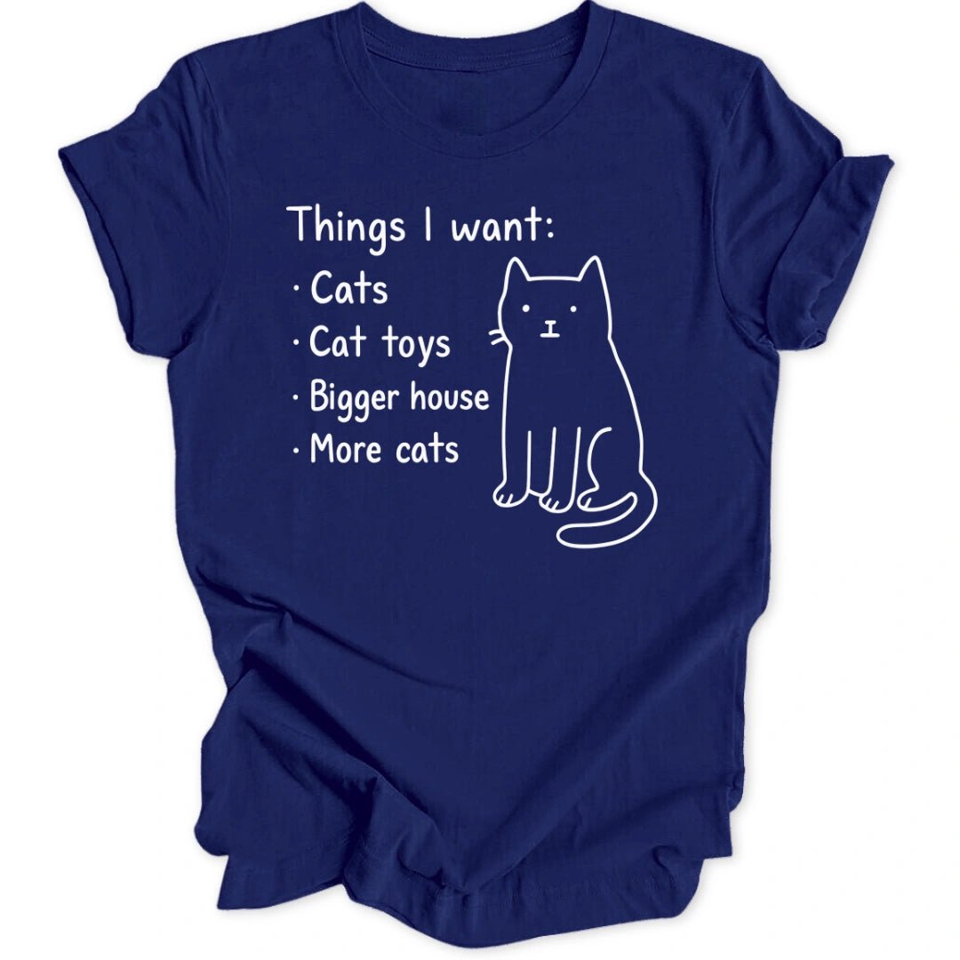 Cat Wishlist Unisex T-Shirt - Wild Spirit