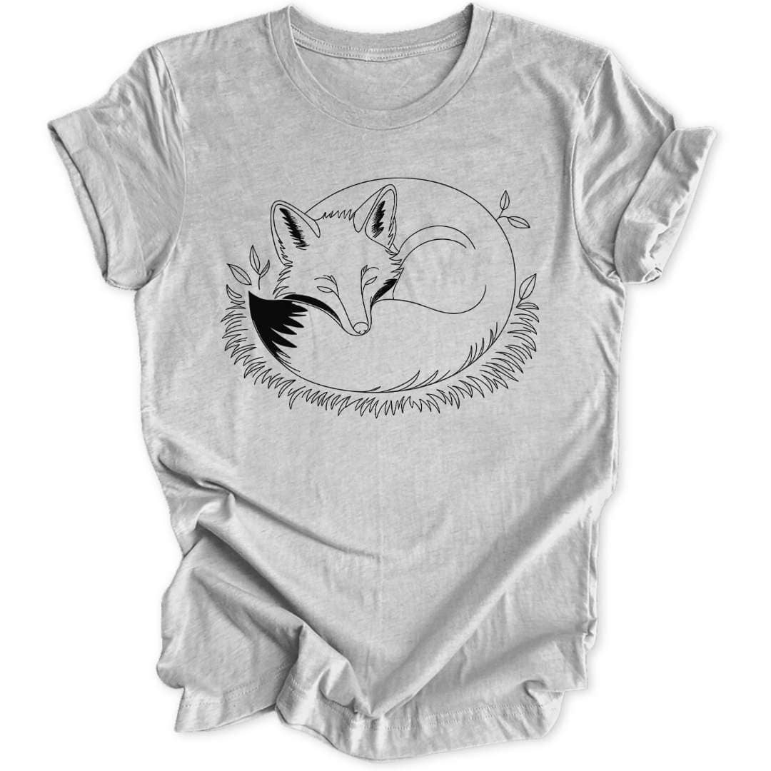 Cozy Fuchs Unisex T-Shirt T-Shirt Sport Grey / S