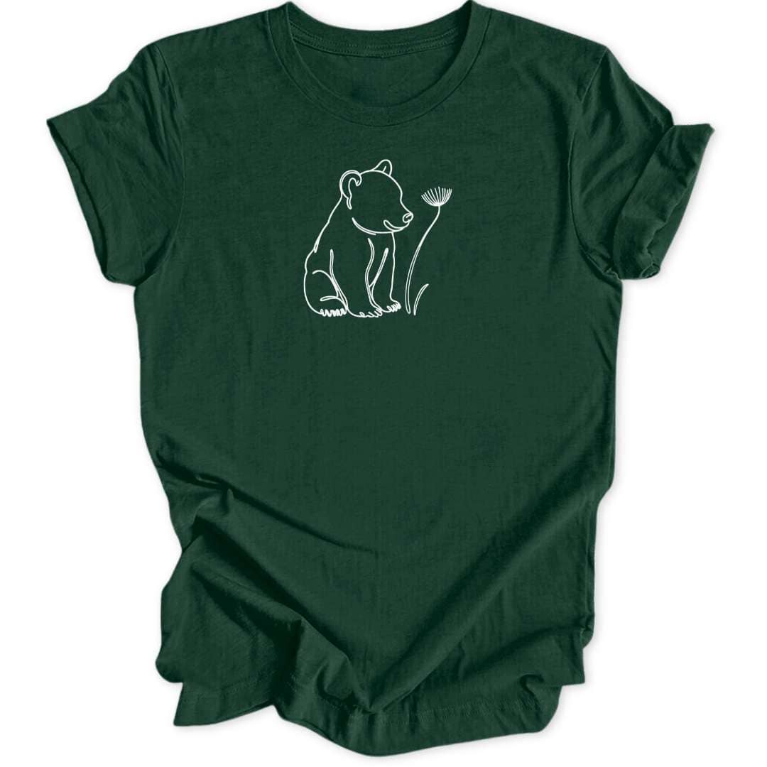 Dandelion Bear Unisex T-Shirt - Wild Spirit