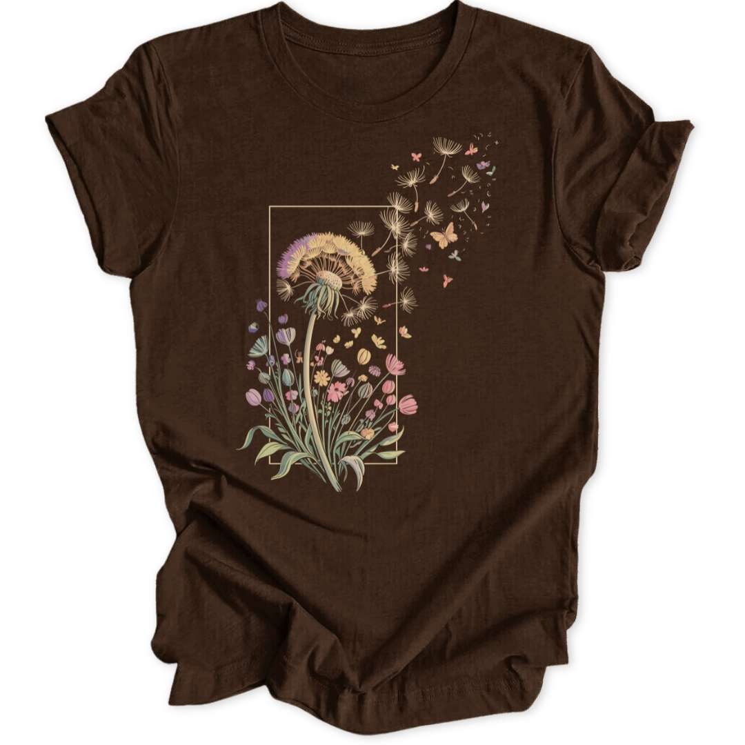 Dandelion Escape Unisex T-Shirt T-Shirt Braun / S
