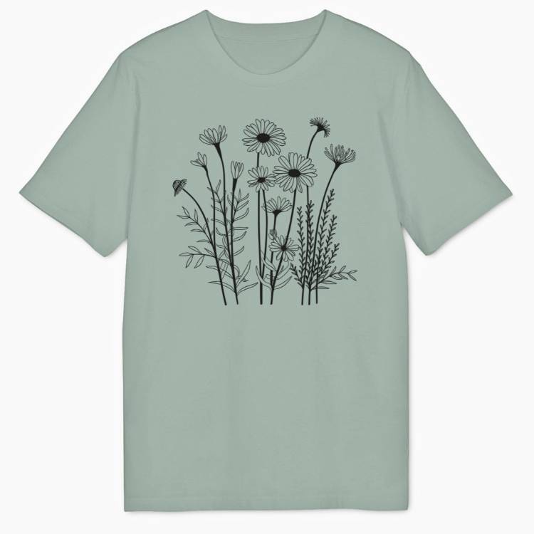 Delicate Flowers Bio T-Shirt - Wild Spirit