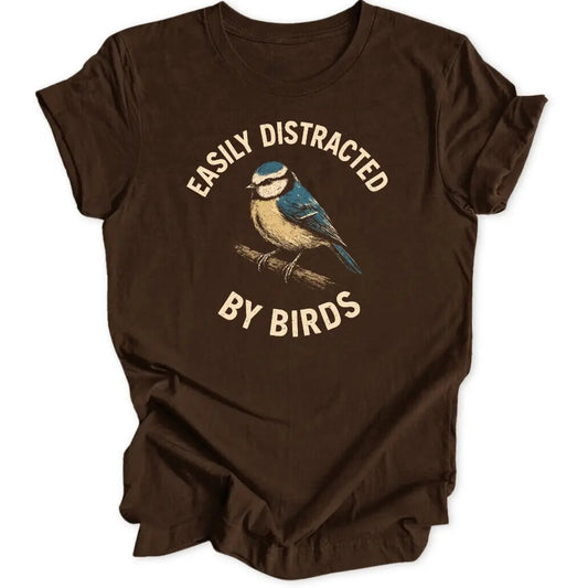 Distracted Blue Bird Unisex T-Shirt - Wild Spirit
