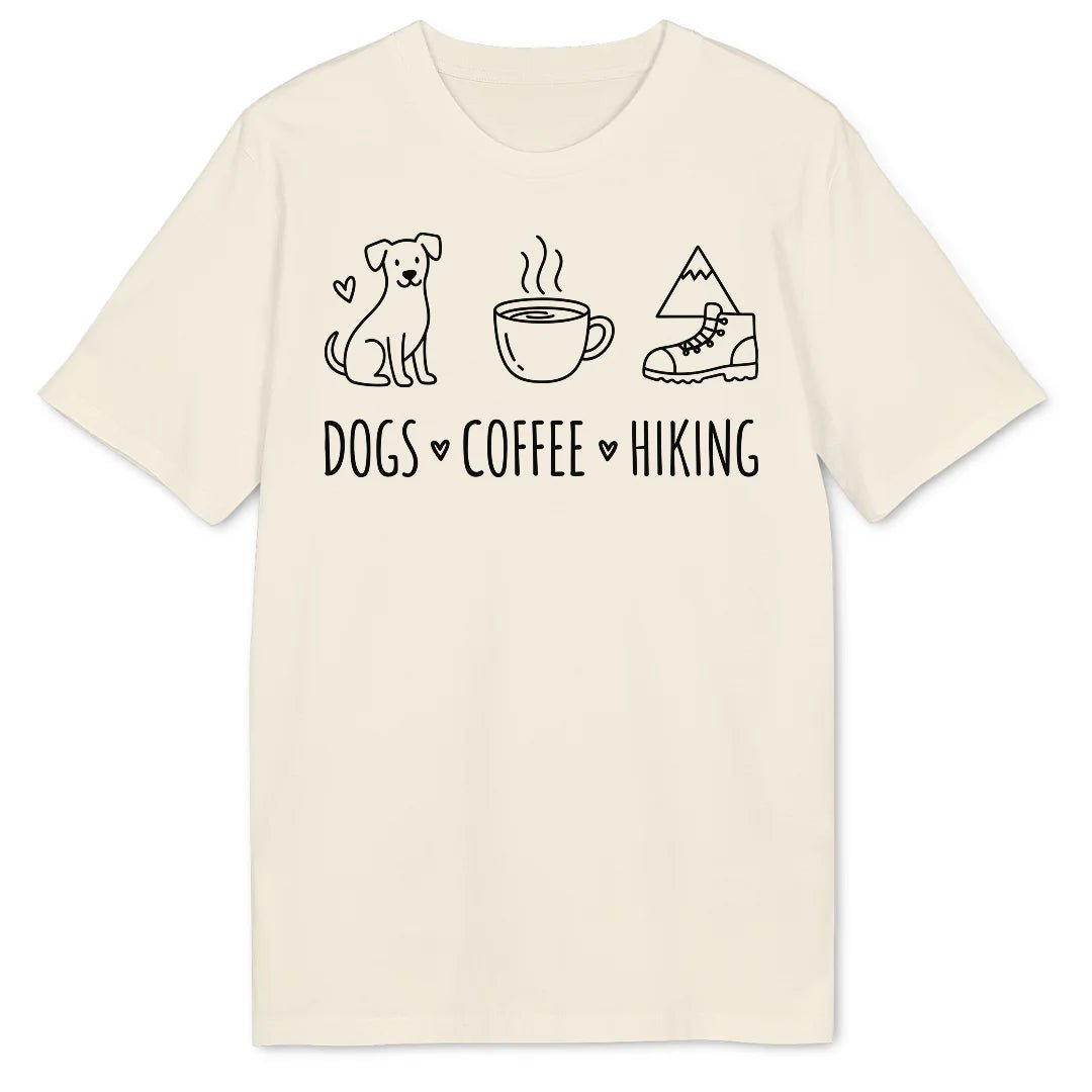 Dogs Coffee Hiking Bio T-Shirt - Wild Spirit