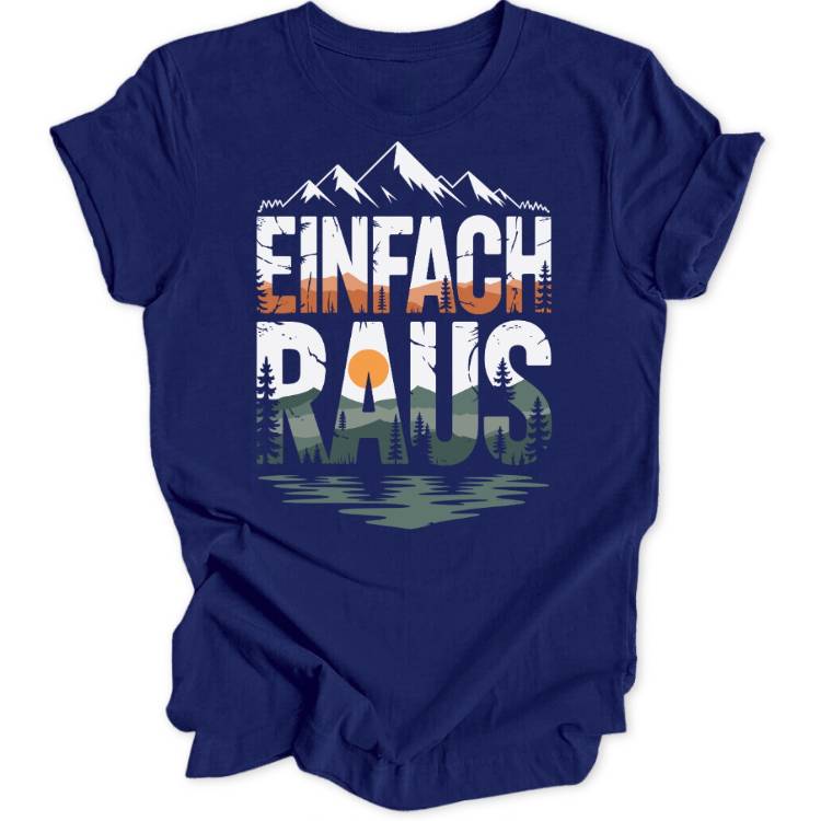 Einfach Raus Retro Unisex T-Shirt - Wild Spirit