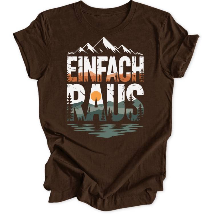 Einfach Raus Retro Unisex T-Shirt - Wild Spirit