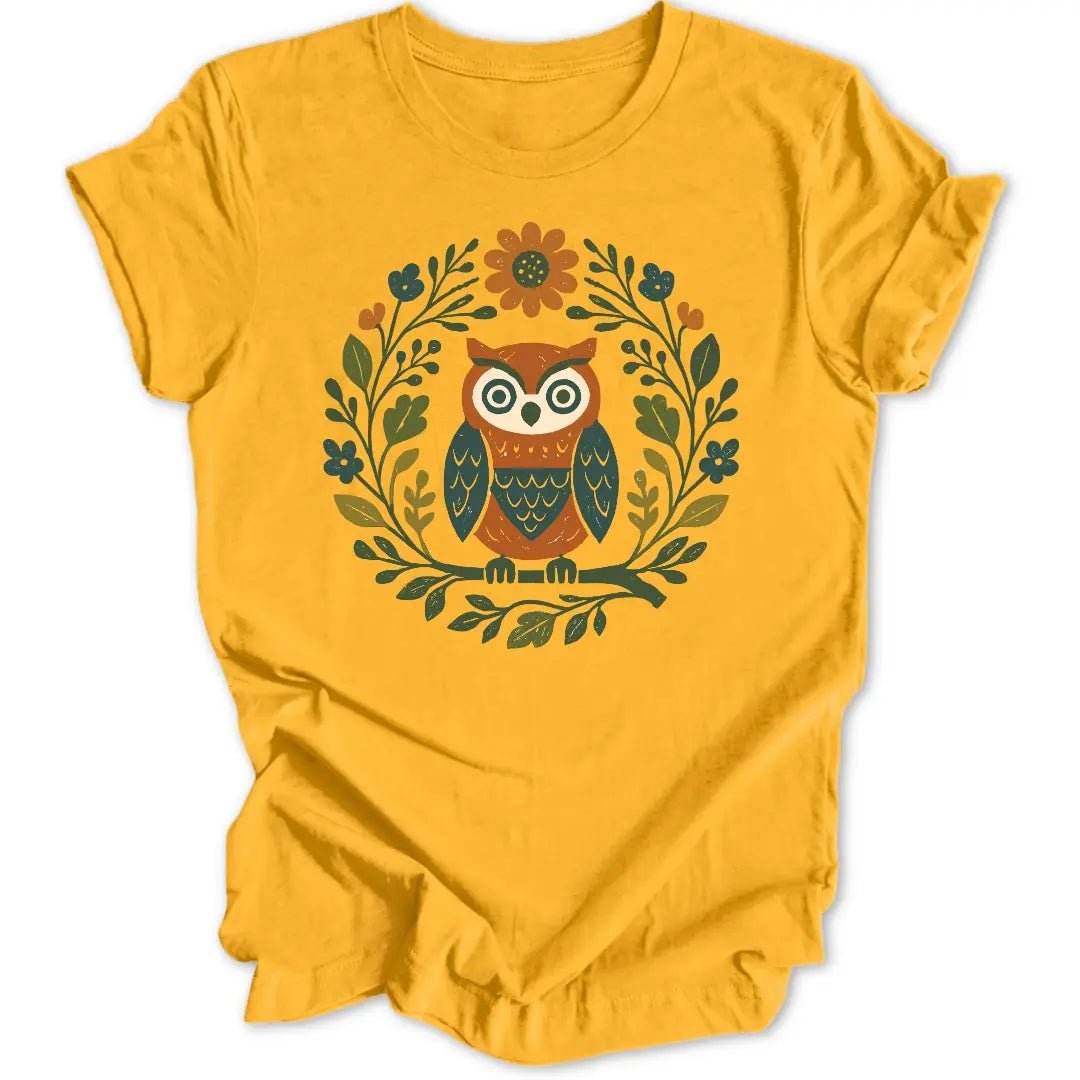 Eulen Kranz Unisex T-Shirt - Wild Spirit