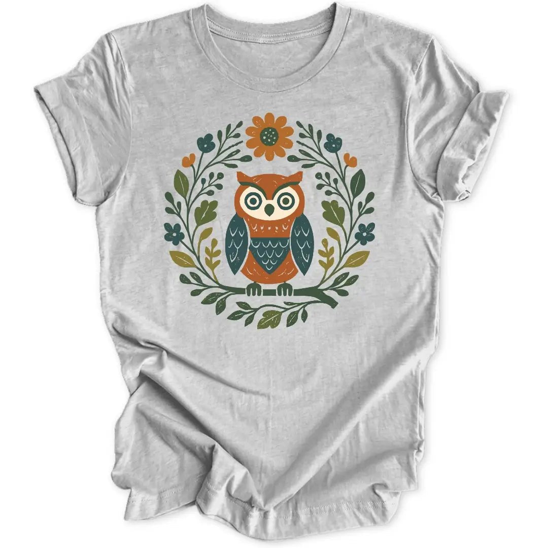 Eulen Kranz Unisex T-Shirt - Wild Spirit