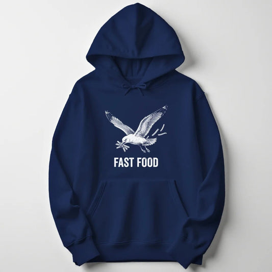 Fast Food Seagull Unisex Hoodie - Wild Spirit