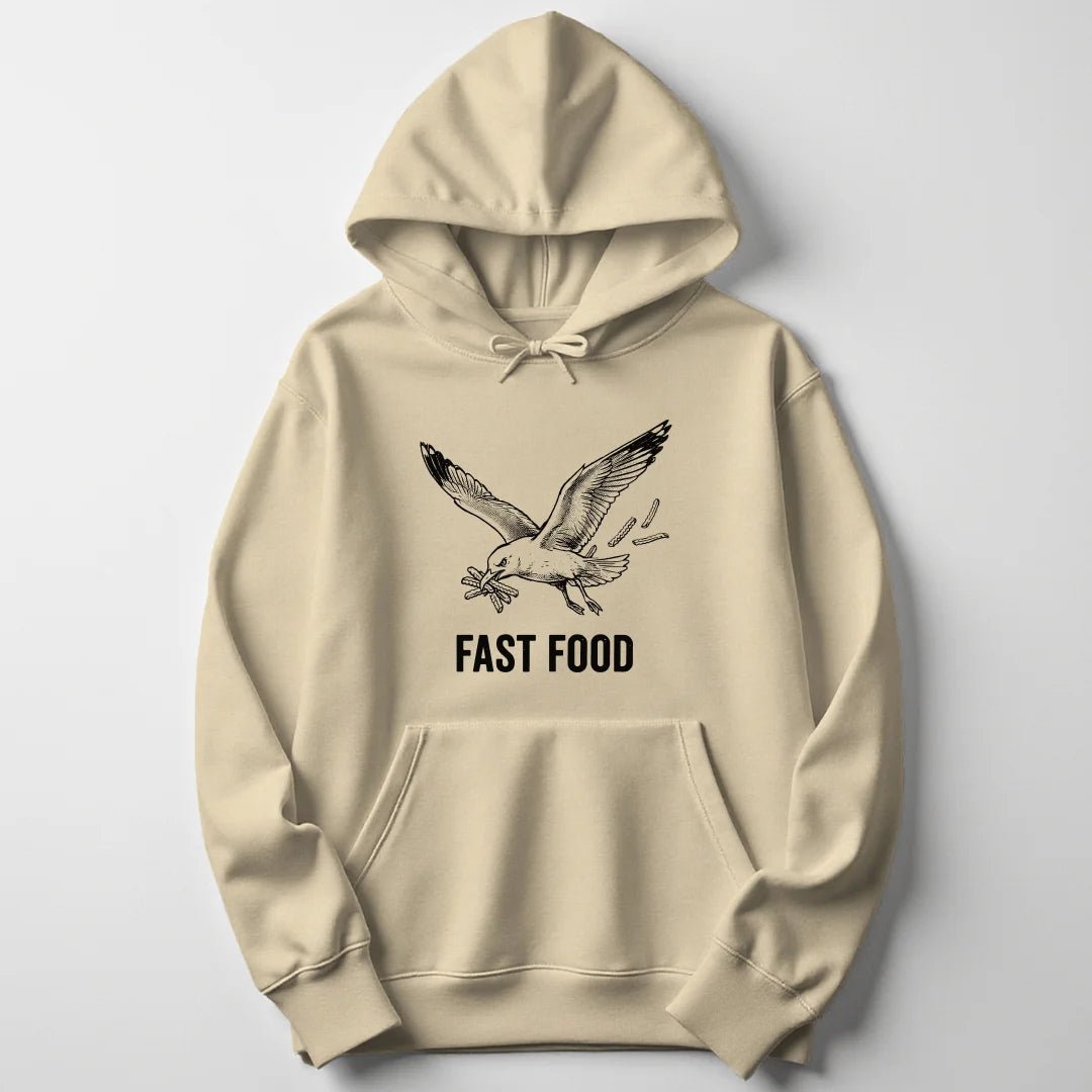 Fast Food Seagull Unisex Hoodie - Wild Spirit
