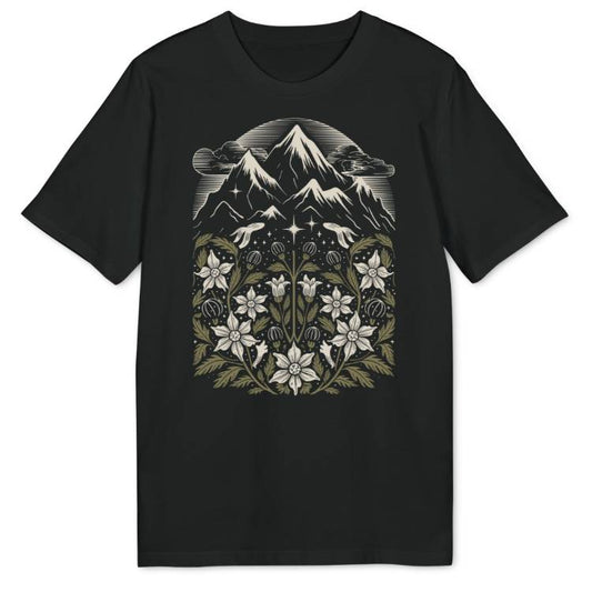 Floral Mountain Bio T-Shirt - Wild Spirit