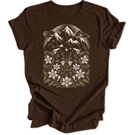 Floral Mountain Unisex T-Shirt - Wild Spirit