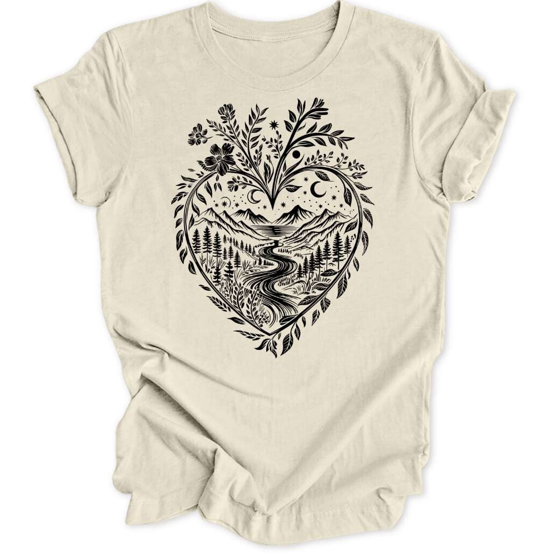Floral Nature Unisex T-Shirt - Wild Spirit