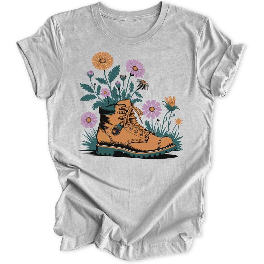 Flower Boot Unisex T-Shirt - Wild Spirit