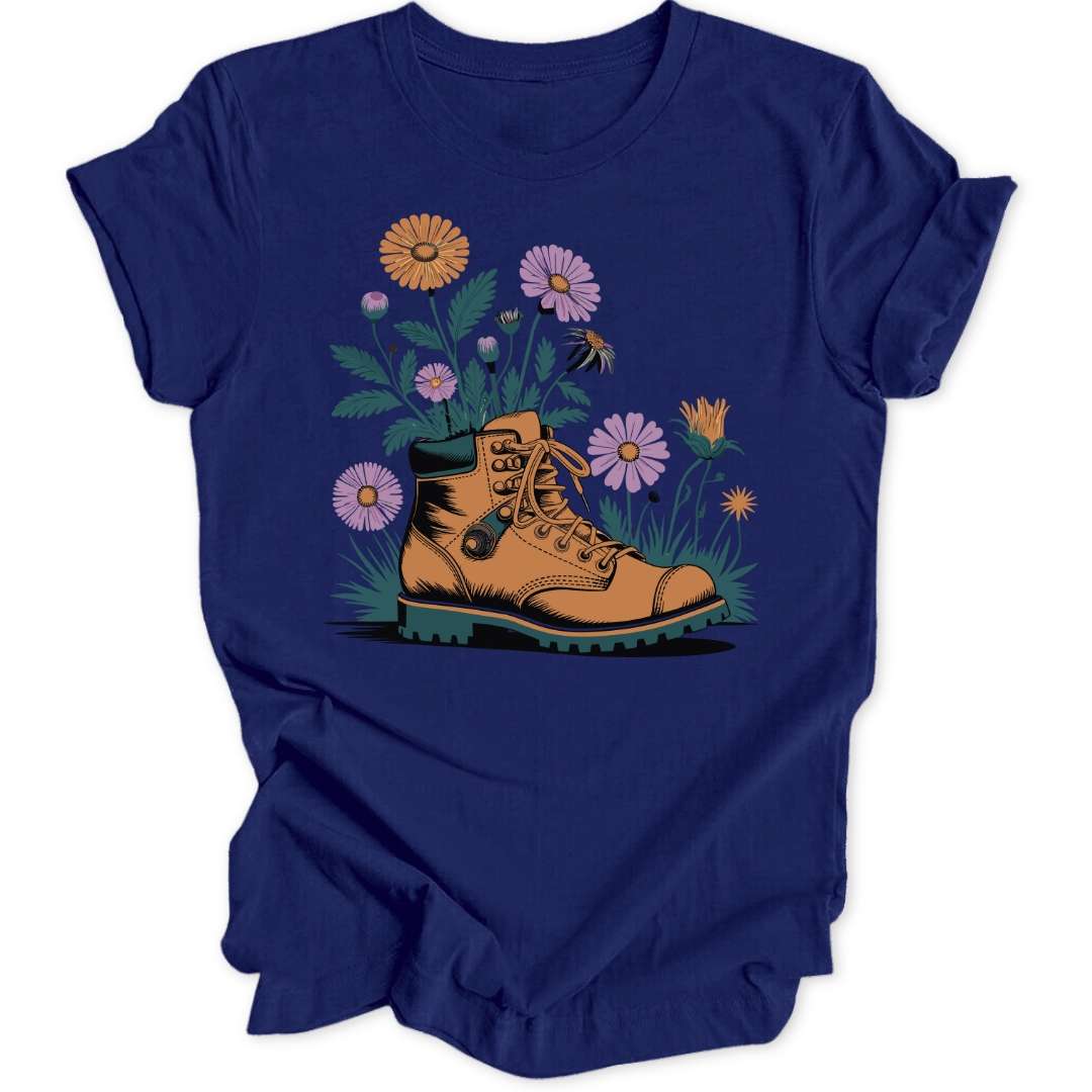 Flower Boot Unisex T-Shirt - Wild Spirit