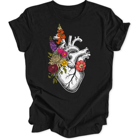 Flowers In My Heart Unisex T-Shirt - Wild Spirit