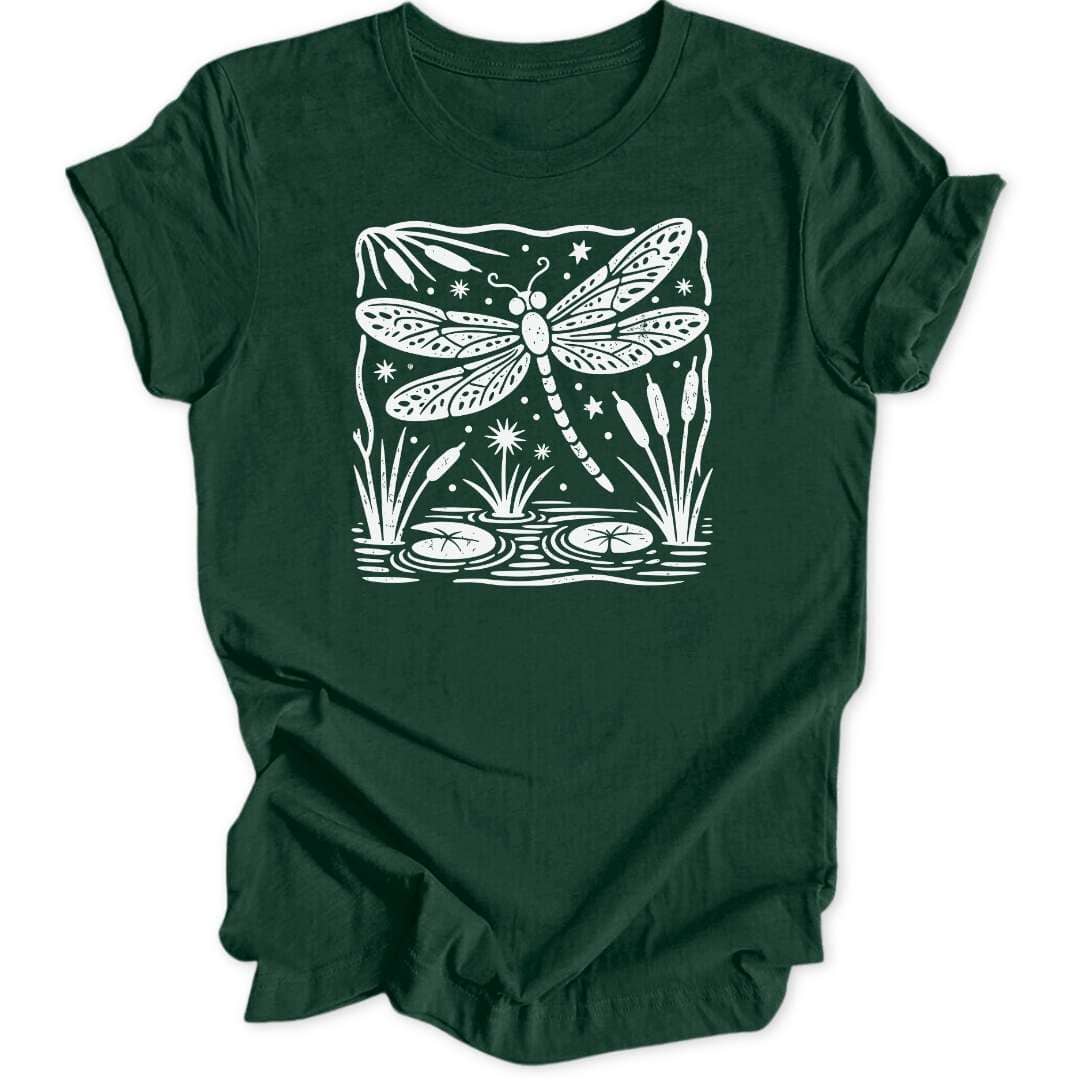 Folk Art Dragonfly Unisex T-Shirt - Wild Spirit