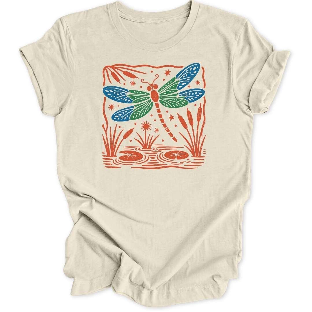 Folk Art Dragonfly Unisex T-Shirt - Wild Spirit
