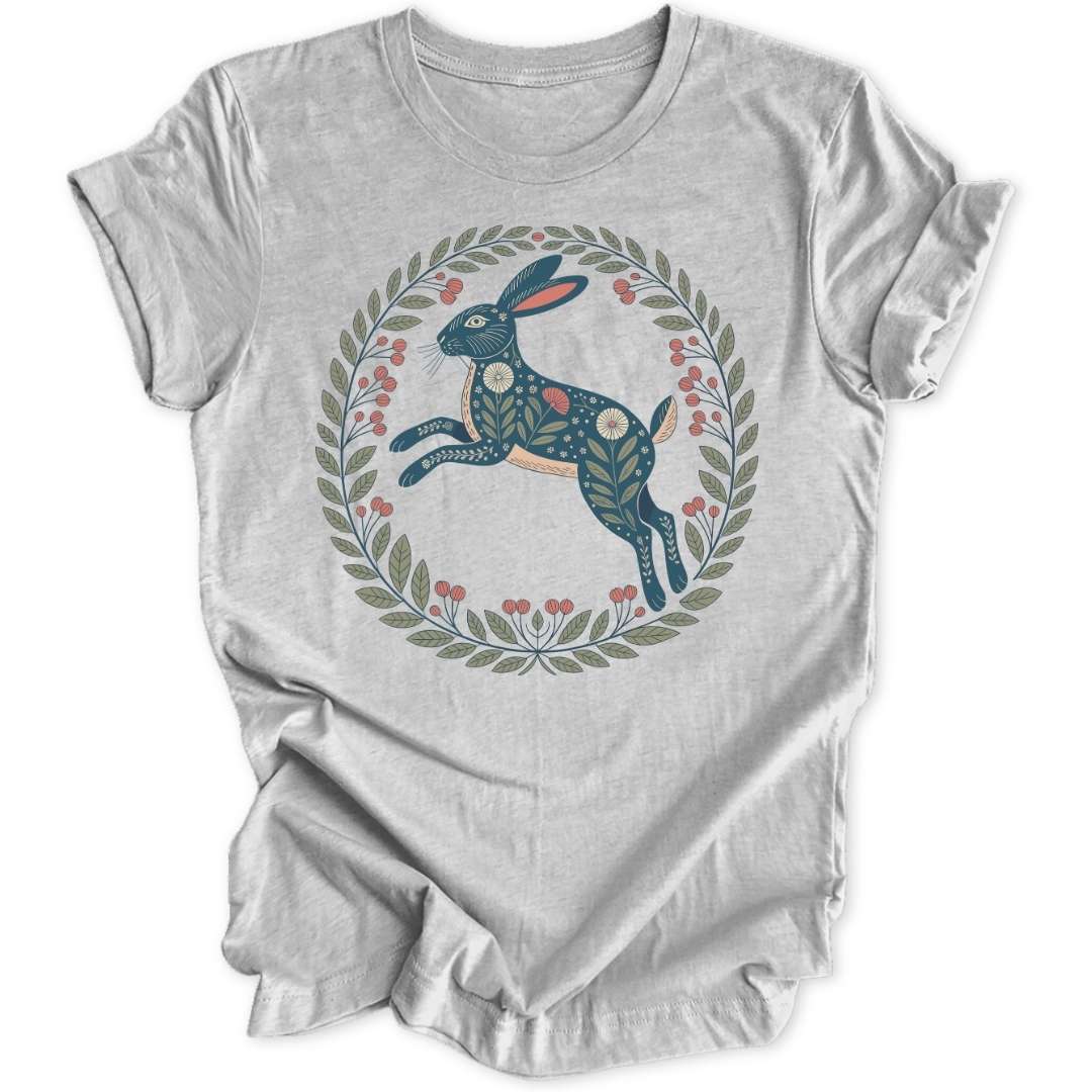 Folk Art Hase Unisex T-Shirt - Wild Spirit