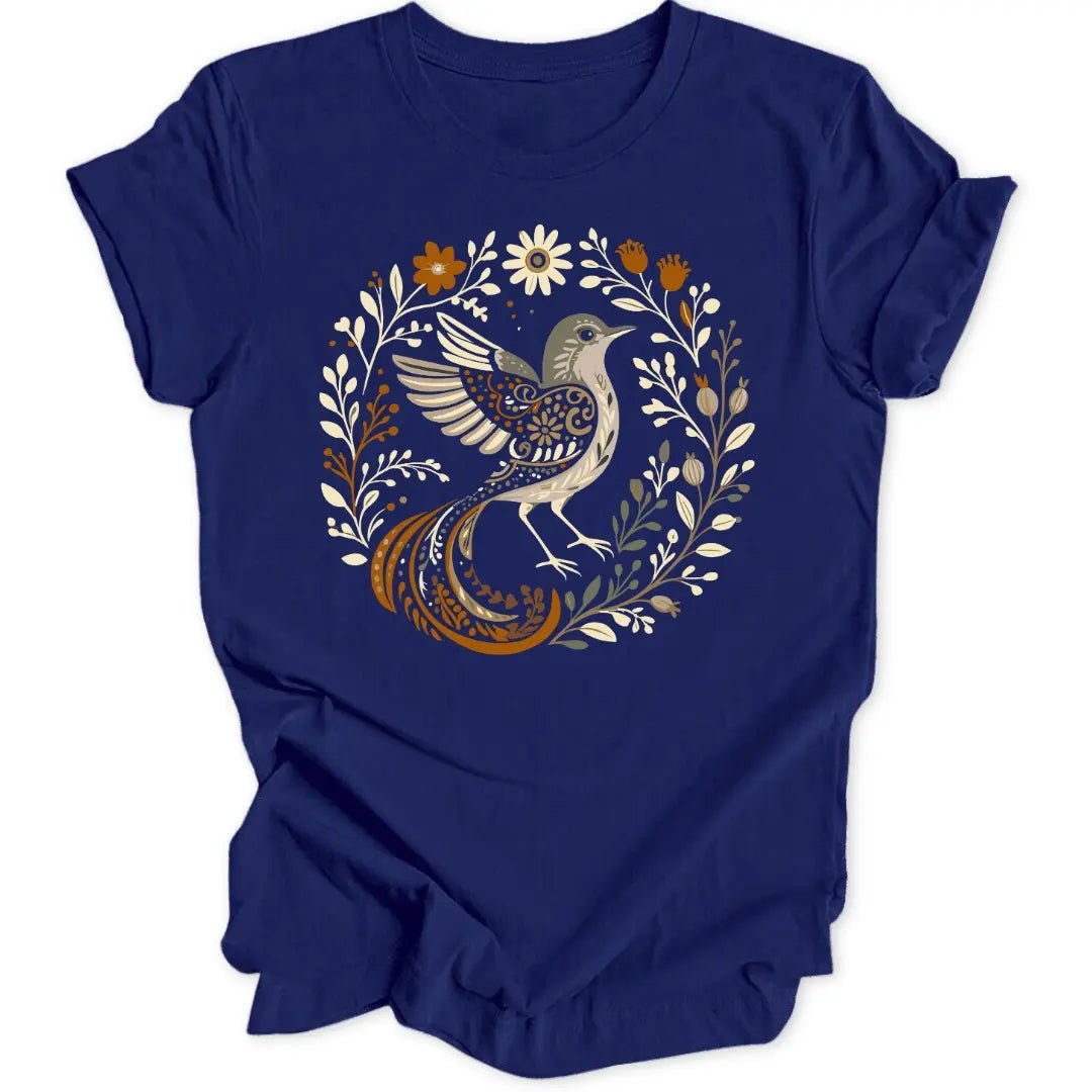 Folkart Mockingbird Unisex T-Shirt - Wild Spirit