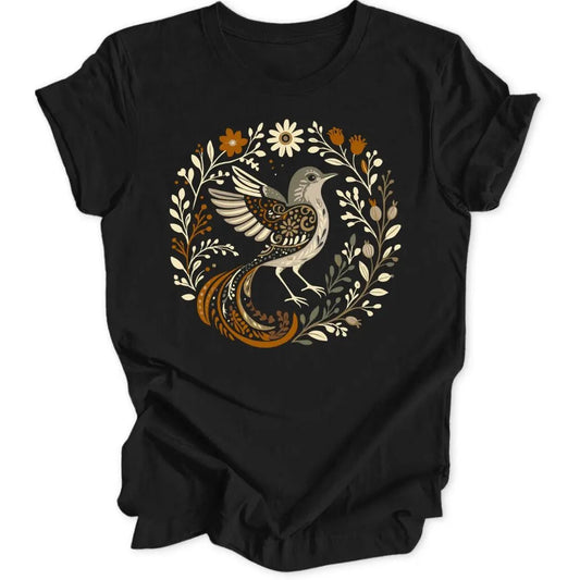 Folkart Mockingbird Unisex T-Shirt - Wild Spirit