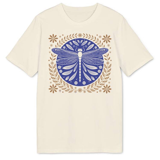 Folky Dragonfly Bio T-Shirt - Wild Spirit