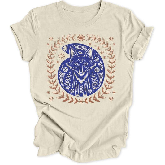 Folky Fox Unisex T-Shirt - Wild Spirit
